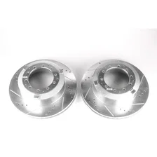 Rear DRILLEDSLOTTED ROTOR PAIR image 2