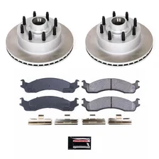 Front SEMI-COATED ROTOR KIT for Ford image 1