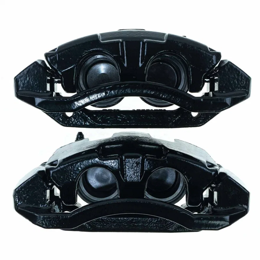 Front BLK CALIPER PAIR W/BRKT