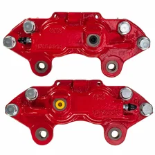 Front RED CALIPER PAIR W/O BRKT image 3