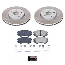 Front SEMI-COATED ROTOR KIT for Saab 9-5 image 1