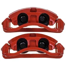Front RED CALIPER PAIR W/BRKT for Ford image 2