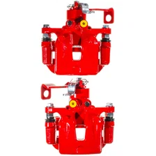 Rear RED CALIPER PAIR W/BRKT for Kia Soul image 3