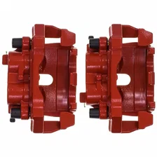 Front RED CALIPER PAIR W/BRKT image 4