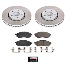 Front SEMI-COATED ROTOR KIT for INFINITI QX70 image 1