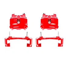 Front RED CALIPER PAIR W/BRKT for Jeep Grand Cherokee image 2