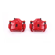 Front RED CALIPER PAIR W/BRKT image 2