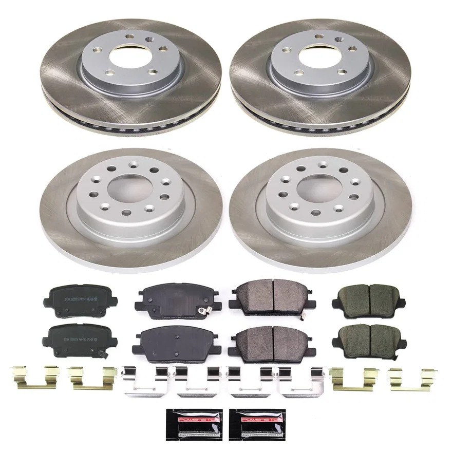 SEMI-COATED ROTOR KIT for Buick Regal Sportback