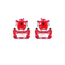 Front RED CALIPER PAIR W/BRKT image 2