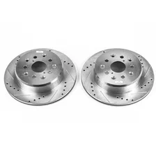 Rear DRILLEDSLOTTED ROTOR PAIR image 2