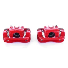Rear RED CALIPER PAIR W/BRKT for Hyundai Elantra image 2