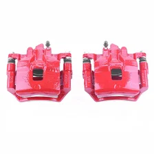 Front RED CALIPER PAIR W/BRKT image 2