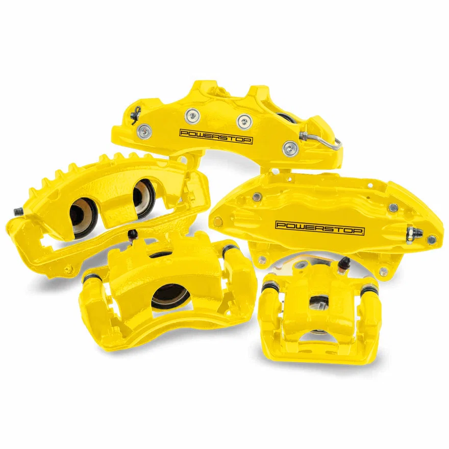 Front YLW CALIPER PAIR W/O BRKT for Chevrolet Camaro