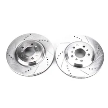 Front DRILLEDSLOTTED ROTOR PAIR image 2