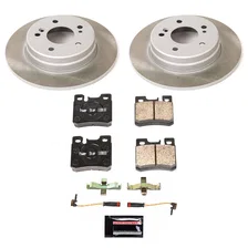 Rear SEMI-COATED ROTOR KIT for Mercedes-Benz C280 image 1