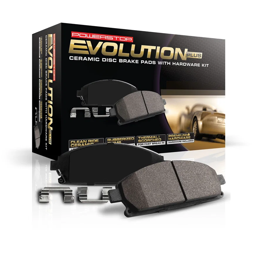 PowerStop 17-1212N, Rear Z17 EVO CERAMIC PAD W/HDW for Toyota Camry
