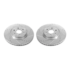 Front DRILLEDSLOTTED ROTOR PAIR image 2