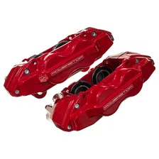 Front RED CALIPER PAIR W/O BRKT for Toyota image 6