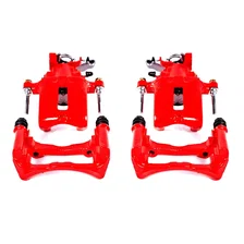 Rear RED CALIPER PAIR W/BRKT for Ford Mustang image 2