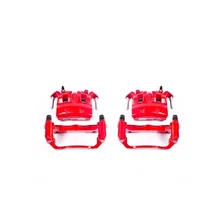 Front RED CALIPER PAIR W/BRKT image 2