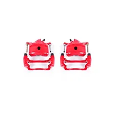 Front RED CALIPER PAIR W/BRKT image 2