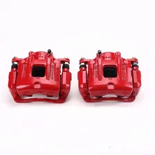 Front RED CALIPER PAIR W/BRKT image 2