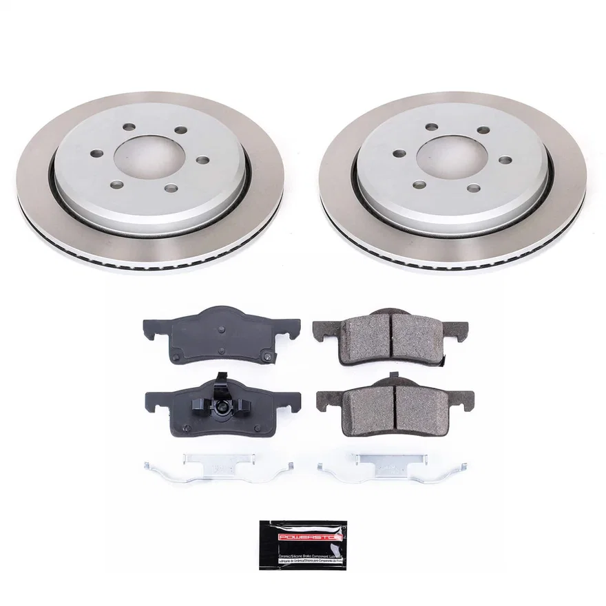 Rear SEMI-COATED ROTOR KIT for Ford Expedition