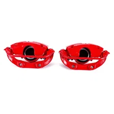 Rear RED CALIPER PAIR W/BRKT for Chevrolet image 2