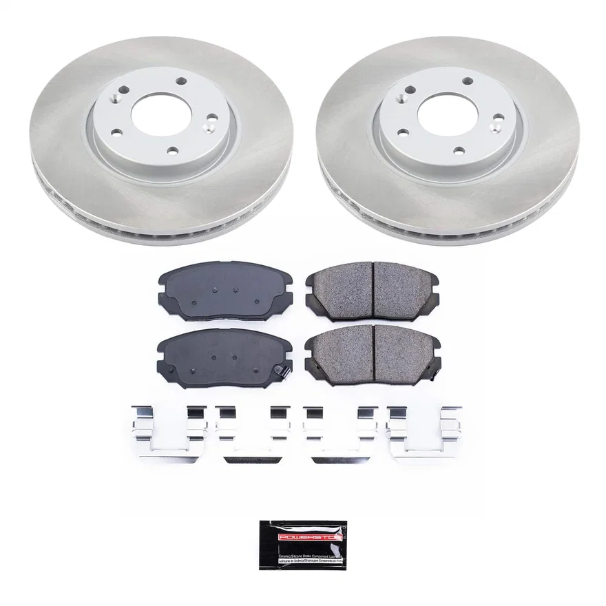 Front SEMI-COATED ROTOR KIT for Hyundai Sonata