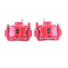 Front RED CALIPER PAIR W/BRKT for Mazda 626 image 2