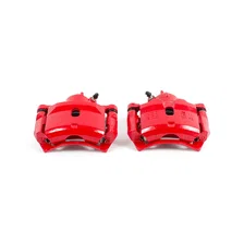 Front RED CALIPER PAIR W/BRKT image 2