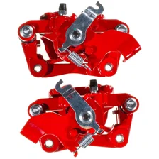 Rear RED CALIPER PAIR W/BRKT image 2