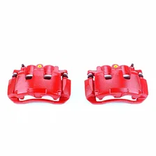 Front RED CALIPER PAIR W/BRKT image 2