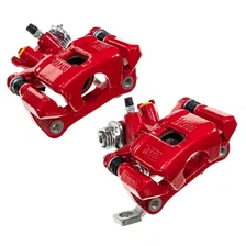 Rear RED CALIPER PAIR W/BRKT image 6