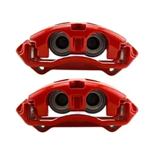 Front RED CALIPER PAIR W/BRKT for Ford F-150 image 2