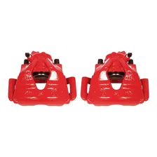 Front RED CALIPER PAIR W/BRKT image 2