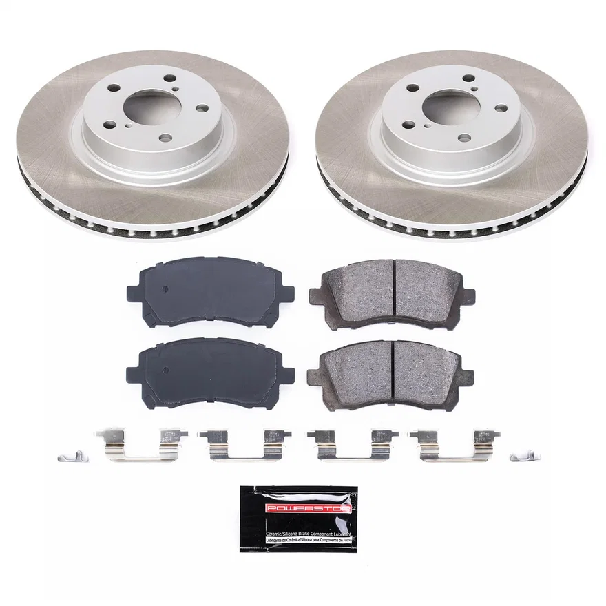 Front SEMI-COATED ROTOR KIT for Subaru Legacy
