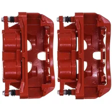 Front RED CALIPER PAIR W/BRKT for Ford image 5