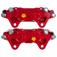 Front RED CALIPER PAIR W/O BRKT for Toyota image 3