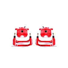 Front RED CALIPER PAIR W/BRKT image 2