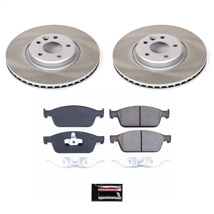 Front SEMI-COATED ROTOR KIT for Ford Focus