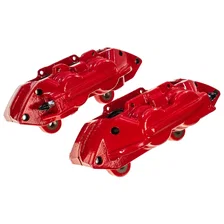 Front RED CALIPER PAIR W/O BRKT image 6