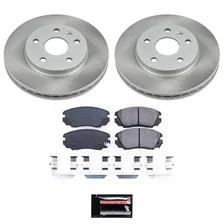 Front SEMI-COATED ROTOR KIT image 1