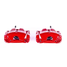 Front RED CALIPER PAIR W/BRKT for Lexus IS250 image 2