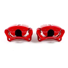 Front RED CALIPER PAIR W/BRKT image 2