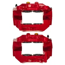 Front RED CALIPER PAIR W/O BRKT for Toyota image 5