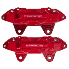 Front RED CALIPER PAIR W/O BRKT image 2
