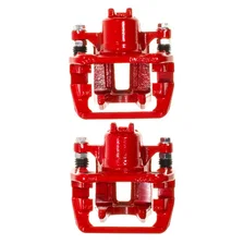 Rear RED CALIPER PAIR W/BRKT for Honda CR-V image 5