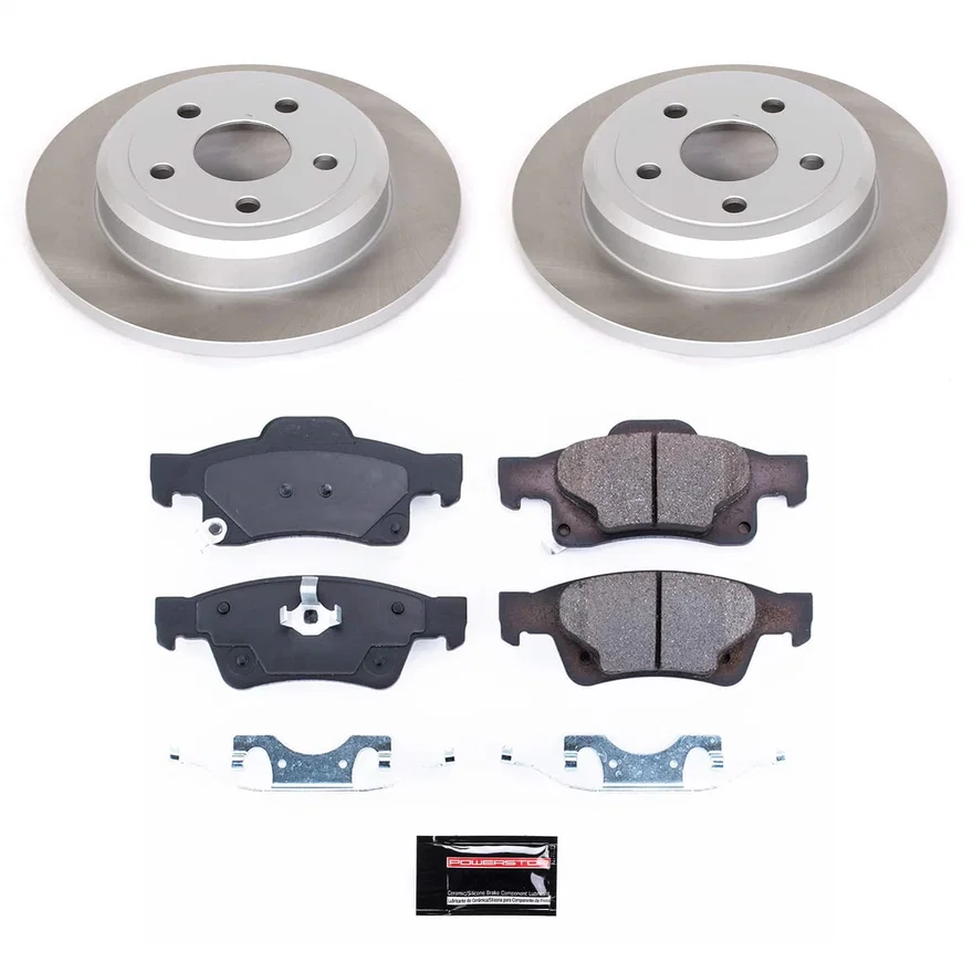 Rear SEMI-COATED ROTOR KIT