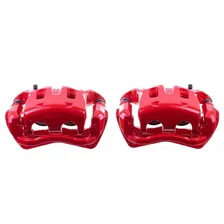 Front RED CALIPER PAIR W/BRKT for Nissan Pathfinder image 2